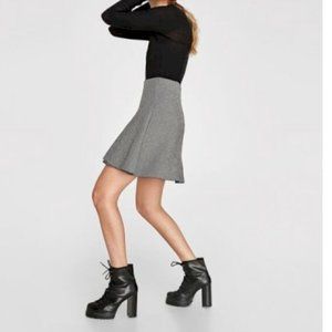 ZARA Winter Double Layer Mini Skirt for Work